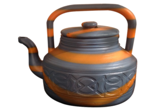 Orange Grey Kettle